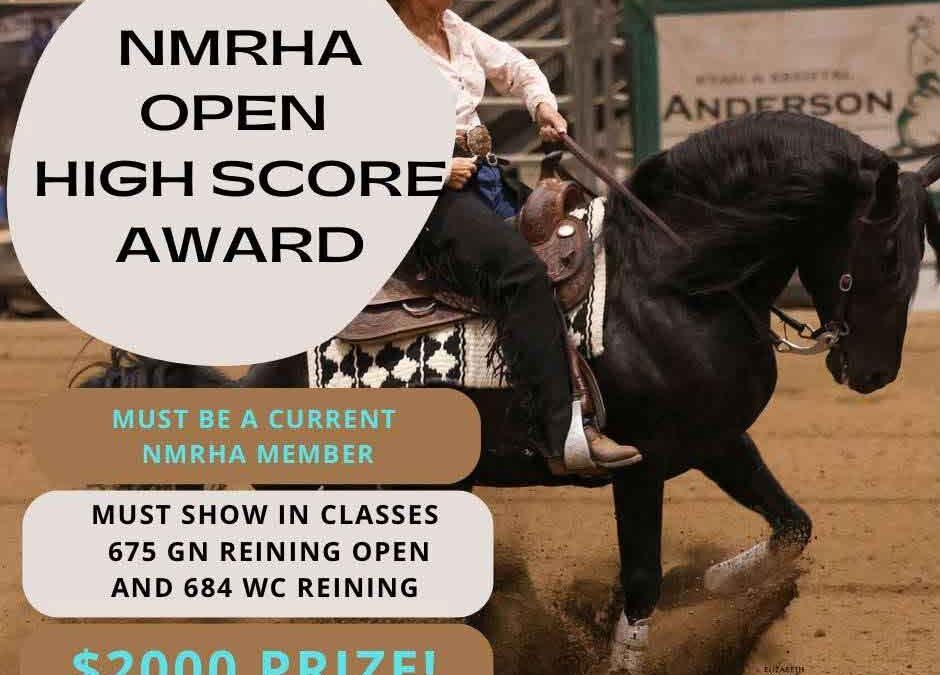 Enter NOW for the NMRHA Open High Score Award!