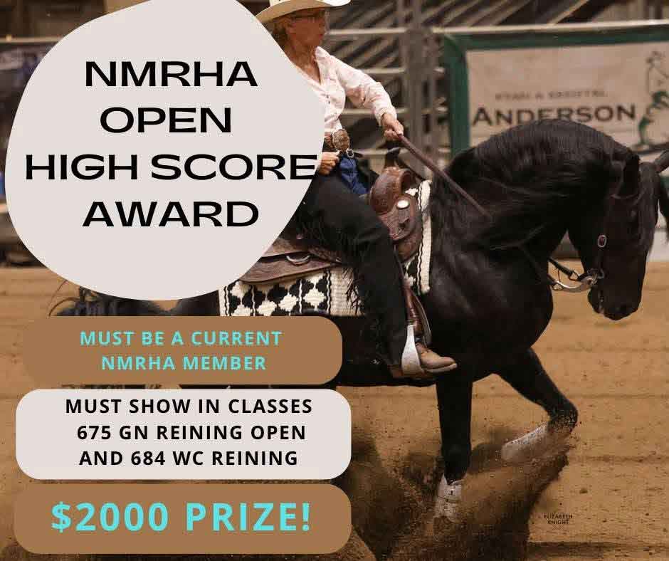 NMRHA Open High Score Award